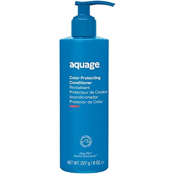 Aquage COLOR PROTECTING CONDITIONER, DEEP-PENETRATING MOISTURIZER SEALS IN HAIRCOLOR, INFUSED WITH NUTRIENT-RICH SEA BOTANICALS, RESTORES HAIR AND ADDS SHINE, 8 OZ - Image 1